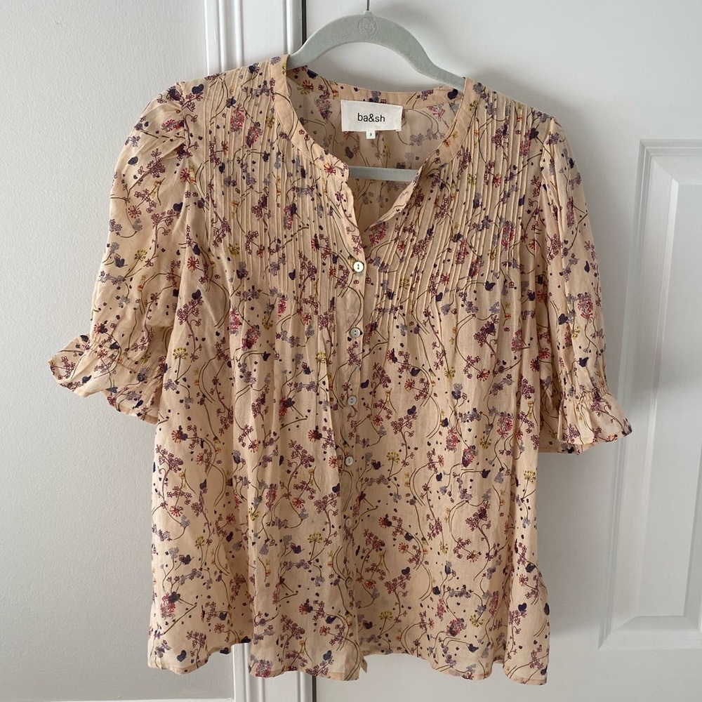 Ba&sh peach shirt - worn only once!